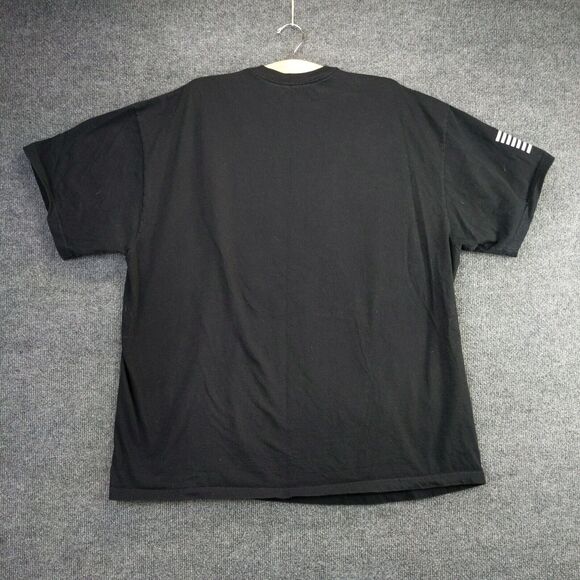 Thin Blue Line T Shirt Womens Size XXL Black Police Support Made in the USA - Picture 2 of 12